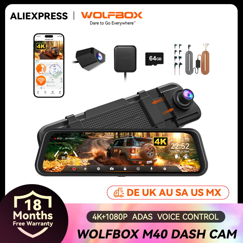 Best Dash Cam 4K Front Rear Wifi on AliExpress in 2026