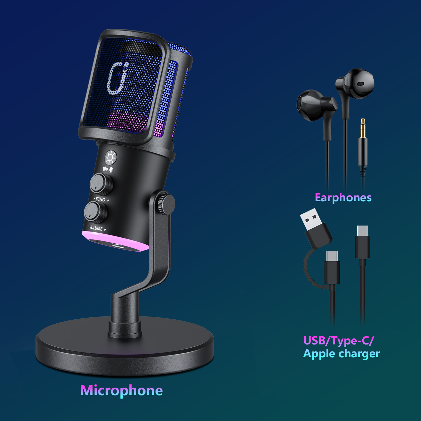 Best Portable USB Dynamic Microphone for Podcasting on AliExpress