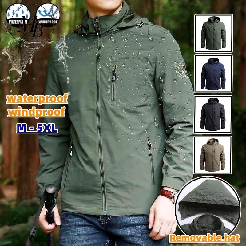 Best Waterproof Rain Jacket Men Breathable on AliExpress
