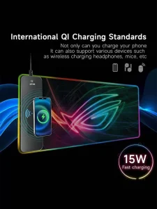 Best RGB Gaming Mouse Pad Wireless Charging 15W on AliExpress